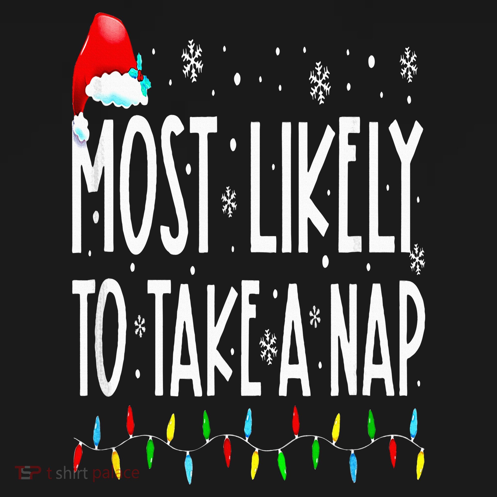 Most Likely To Take A Nap Family Matching Christmas Women's Hoodie