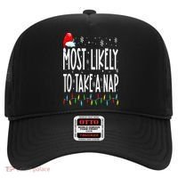 Most Likely To Take A Nap Family Matching Christmas Hat thumb 0