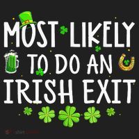 Most Likely To Do An Irish Exit Women's Sweatshirt thumb 2