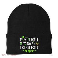 Most Likely To Do An Irish Exit Beanie thumb 0