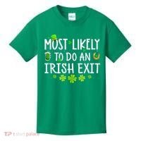 Most Likely To Do An Irish Exit Kids T-Shirt thumb 0