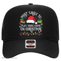 Most Likely To Play Videogame On Christmas Funny Xmas Pajama Funny Gift Hat thumb 0
