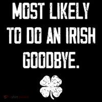 Most Likely To Do An Irish Goodbye Funny Doggie Tank thumb 4