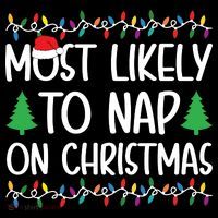 Most Likely To Nap On Christmas Shirts For Family Coffee Mug thumb 5