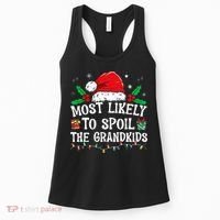 Most Likely To Spoil The Grandkids Funny Christmas Grandma Women's Tank Top thumb 0