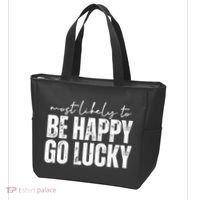 Most Likely To Be Happy Go Lucky St Patricks Day Tote Bag thumb 3