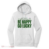 Most Likely To Be Happy Go Lucky St Patricks Day Women's Hoodie thumb 0