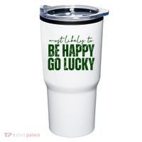 Most Likely To Be Happy Go Lucky St Patricks Day Tumbler thumb 0