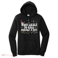 Most Likely To Call Herself Couple Matching Christmas Women's Hoodie thumb 0
