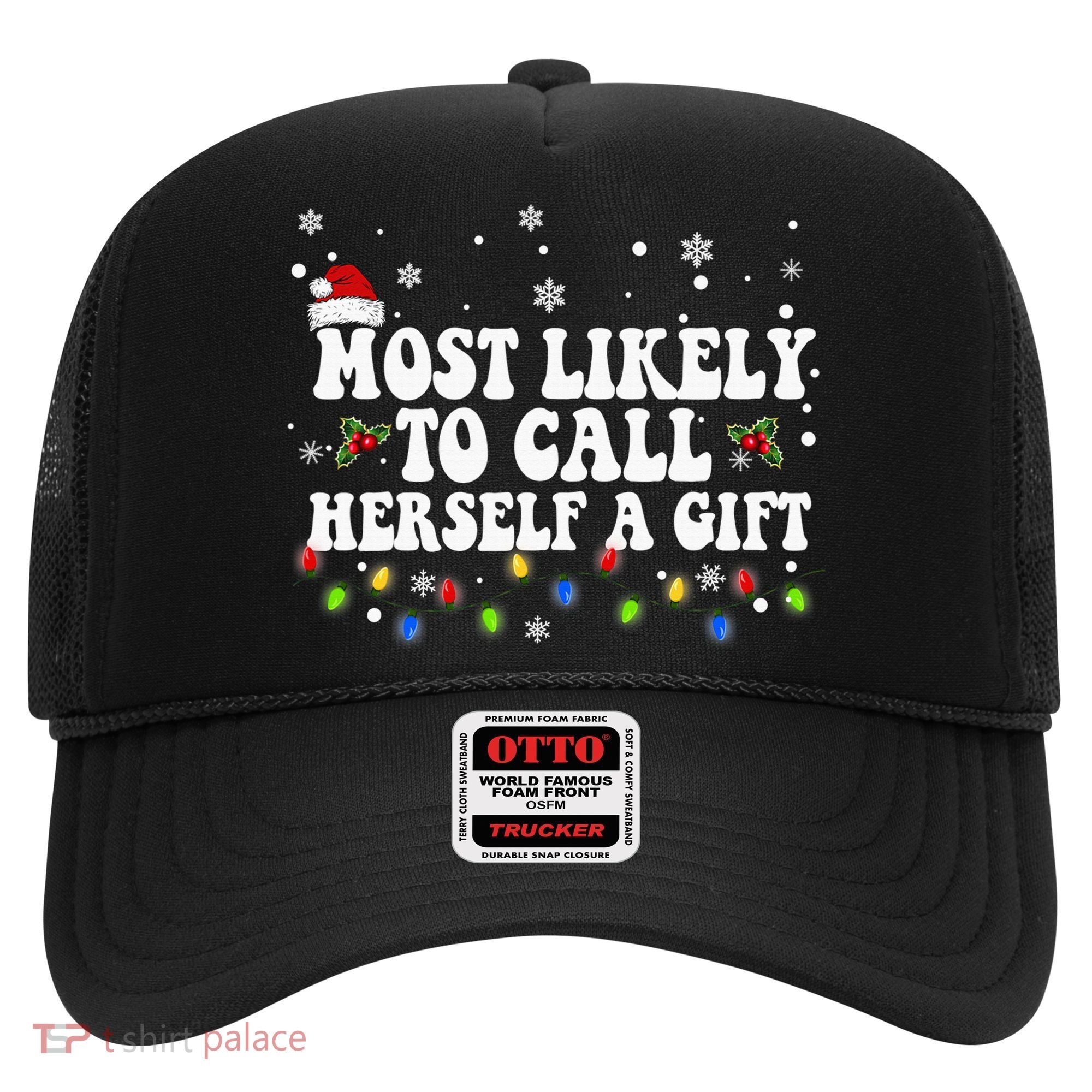 Most Likely To Call Herself Couple Matching Christmas Hat
