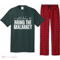 Most Likely To Bring The Malarkey St Patricks Pajama Set thumb 0