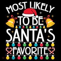 Most Likely To Be SantaS Favorite Family Christmas Gift Coffee Mug thumb 5