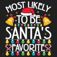 Most Likely To Be SantaS Favorite Family Christmas Gift Hat thumb 2