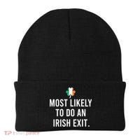 Most Likely To Do An Irish Exit Beanie thumb 0