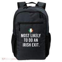 Most Likely To Do An Irish Exit Backpack thumb 0