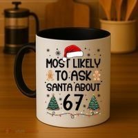 Most Likely To Ask Santa About 67 Coffee Mug thumb 4