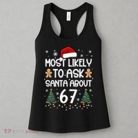 Most Likely To Ask Santa About 67 Women's Tank Top thumb 3