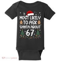 Most Likely To Ask Santa About 67 Baby Bodysuit thumb 0