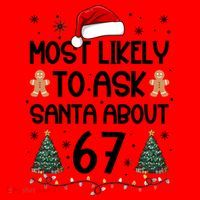 Most Likely To Ask Santa About 67 Santa Hat thumb 1