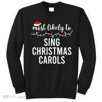 Most Likely To Christmas Matching Family Pajamas Funny Sweatshirt thumb 0