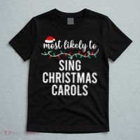 Most Likely To Christmas Matching Family Pajamas Funny T-Shirt thumb 5