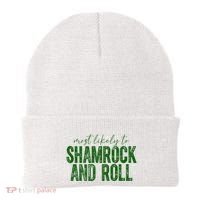 Most Likely To Be Shamrock And Roll Funny St Patricks Day Beanie thumb 0