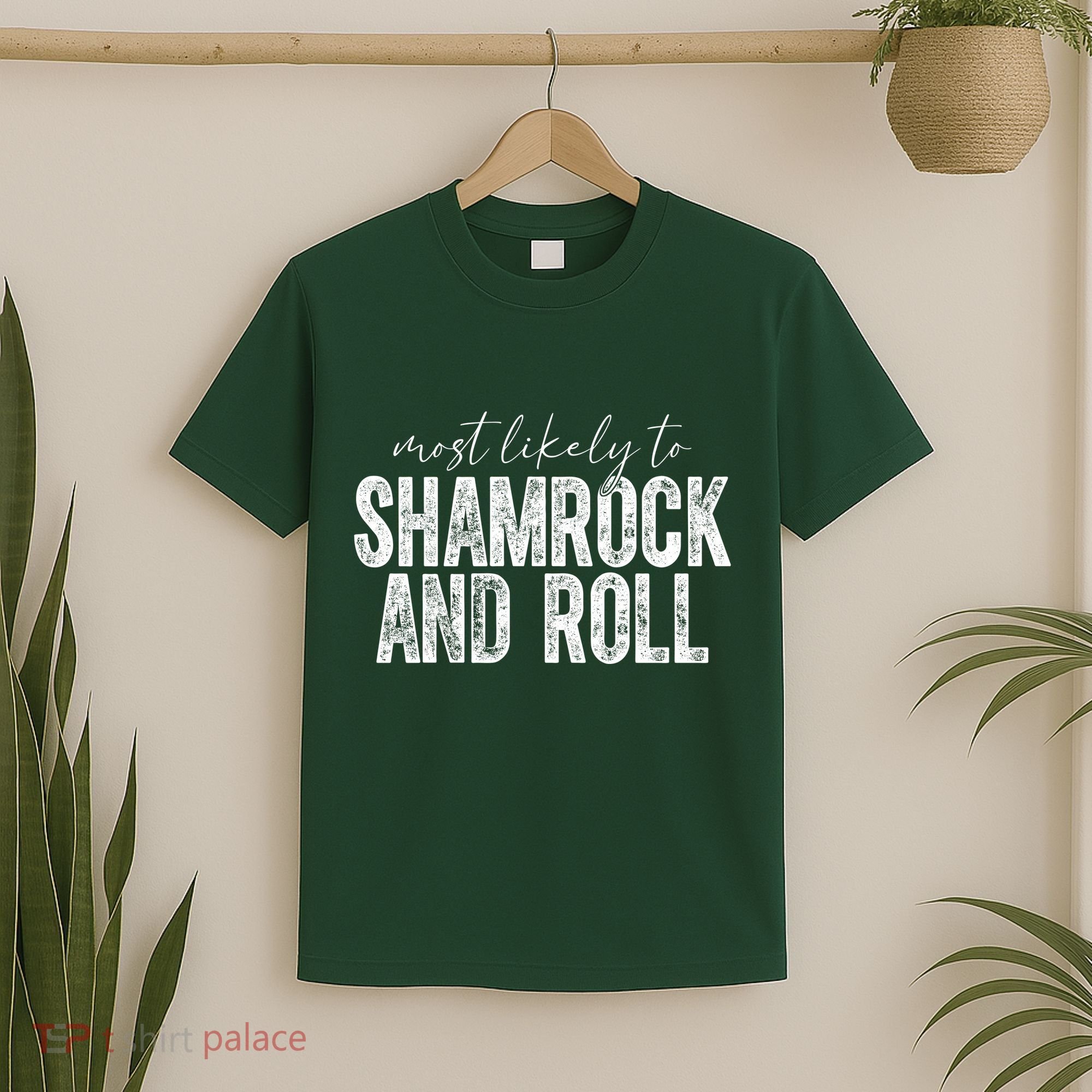 Most Likely To Be Happy Go Lucky Funny St Patricks Day T-Shirt