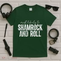 Most Likely To Be Happy Go Lucky Funny St Patricks Day T-Shirt thumb 5