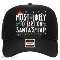 Most Likely To Fart On Santas Lap Family Matching Christmas Hat thumb 0