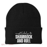 Most Likely To Shamrock And Roll St Patricks Beanie thumb 0