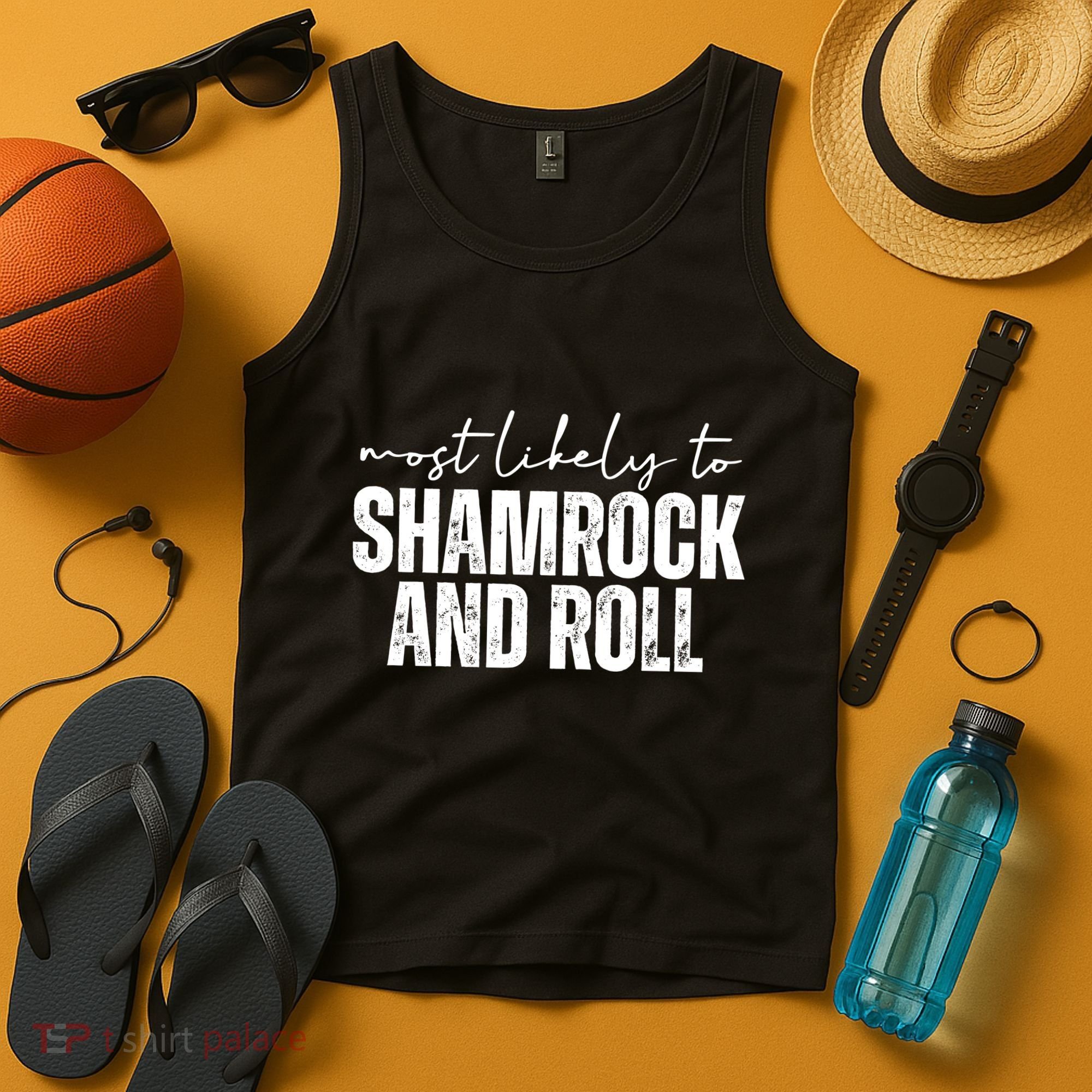 Most Likely To Shamrock And Roll St Patricks Tank Top