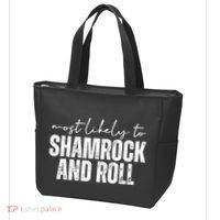 Most Likely To Shamrock And Roll St Patricks Tote Bag thumb 3