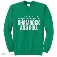 Most Likely To Shamrock And Roll St Patricks Sweatshirt thumb 0