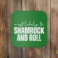 Most Likely To Shamrock And Roll St Patricks Coaster thumb 0