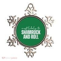 Most Likely To Shamrock And Roll St Patricks Ornament thumb 0