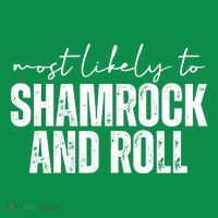 Most Likely To Shamrock And Roll St Patricks Kids Long Sleeve Shirt thumb 2