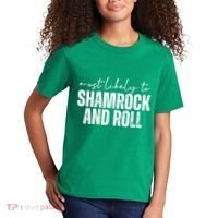 Most Likely To Shamrock And Roll St Patricks Kids T-Shirt thumb 2