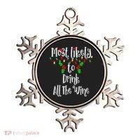 Most Likely To Drink All The Wine Family Group Matching Shirt Ornament thumb 0