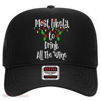 Most Likely To Drink All The Wine Family Group Matching Shirt Hat thumb 0
