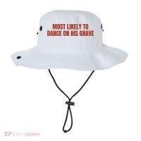 MOST LIKELY TO DANCE ON HIS GRAVE Bucket Hat thumb 0
