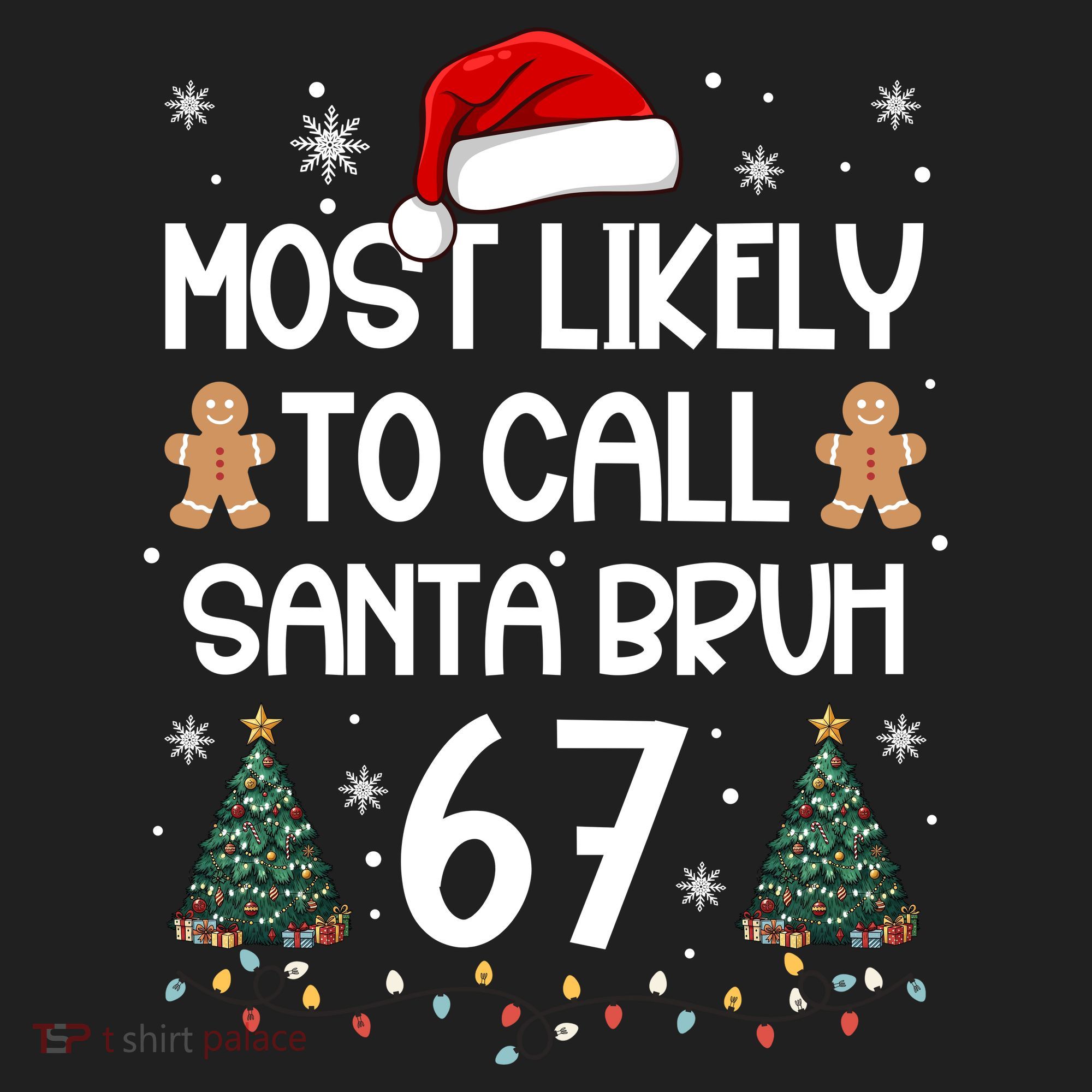 Most Likely To Call Santa Bruh 6-7 Beanie