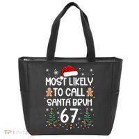 Most Likely To Call Santa Bruh 6-7 Tote Bag thumb 0