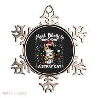 Most Likely To Bring Home A Stray Cat Matching Christmas Ornament thumb 0