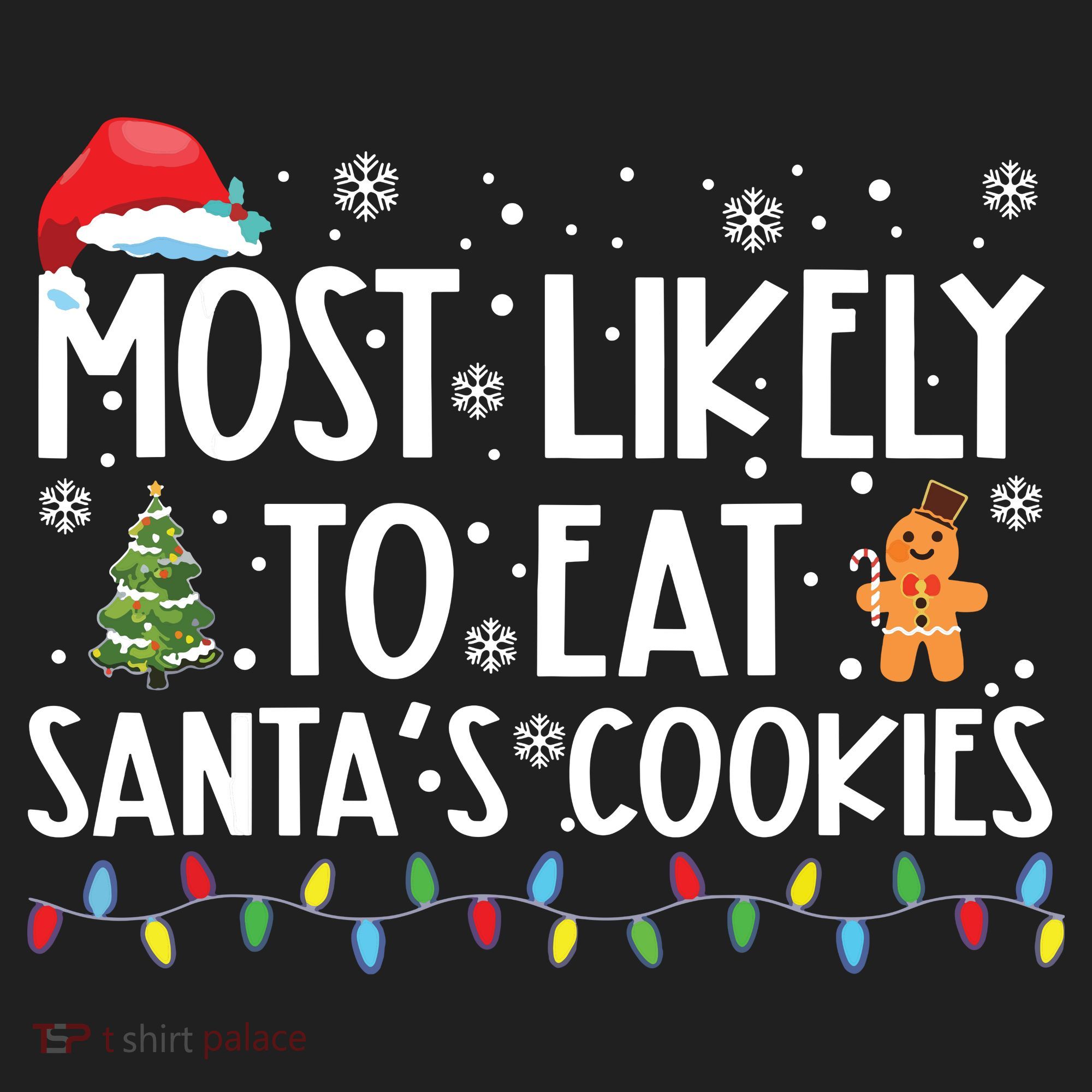 Most Likely To Eat Santas Cookies Funny Christmas Tumbler