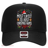 Most Likely To Host Christmas Games Funny Family Christmas Hat thumb 0