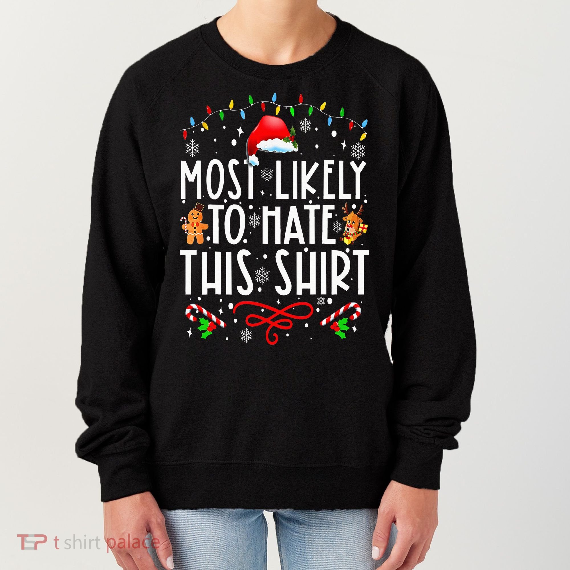Most Likely To Hate This Family Christmas Pajamas Women's Sweatshirt