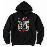 Most Likely To Hate This Family Christmas Pajamas Hoodie thumb 0