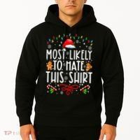 Most Likely To Hate This Family Christmas Pajamas Hoodie thumb 2