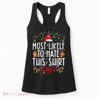 Most Likely To Hate This Family Christmas Pajamas Women's Tank Top thumb 0