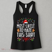 Most Likely To Hate This Family Christmas Pajamas Women's Tank Top thumb 3